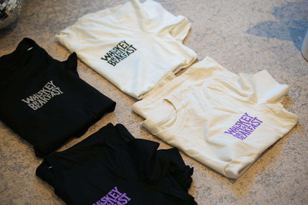 Whiskey4Breakfast T-Shirt Cream/Green