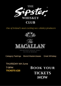 The Sipster Whiskey Club - The Macallan - 4th June